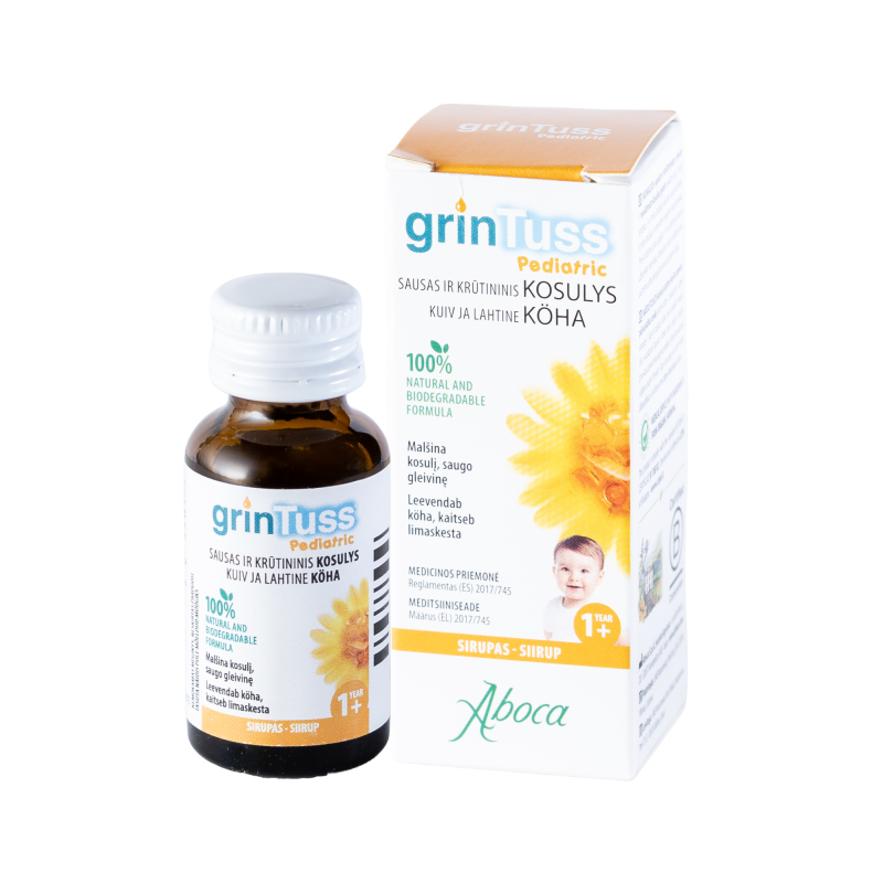 GrinTuss Pediatric syrup 10 ml (sample)