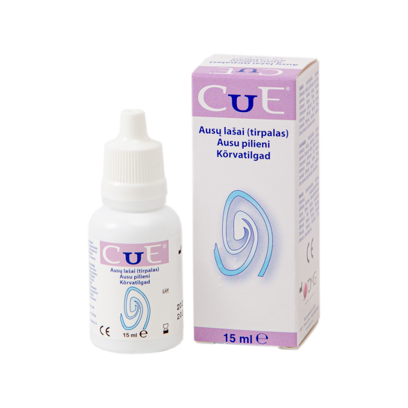 Cue® ear drops 15 ml